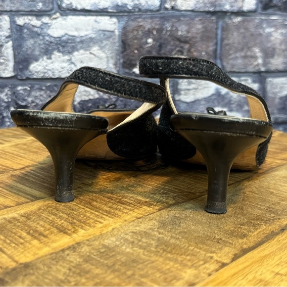 Kate Spade Sling Back Kitten Heels size 8 Made in Italy - Picture 5 of 7